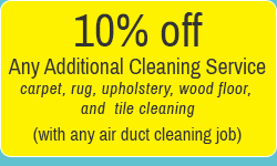 10% off any additional cleaning