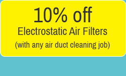 10% off electrostatic air filters